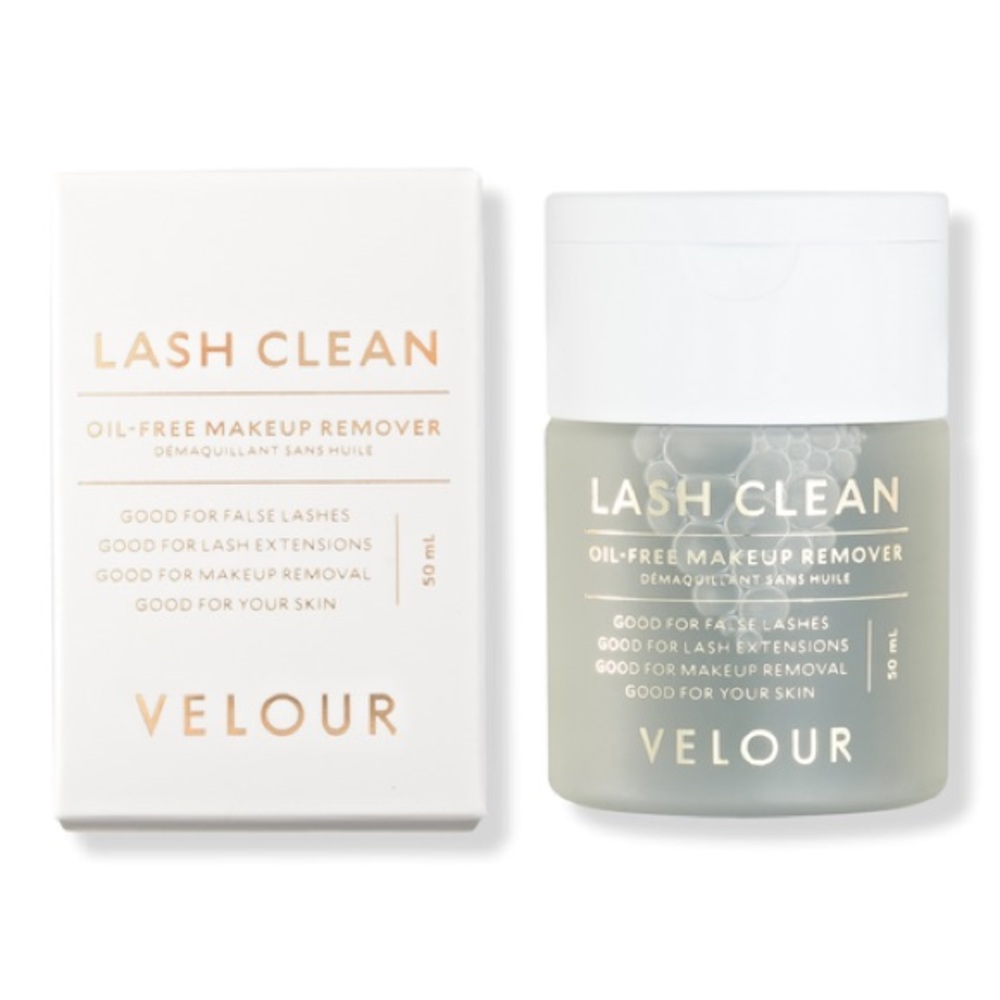 Velour Lash Clean Oil Free Makeup Remover False Lash Cleaner Lash Extensions